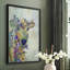 Fantastic Florals Cow, reproduction encadrée - bois massif-1987585889-1987585891