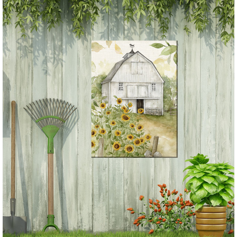 Art extérieur ensoleillé à la ferme