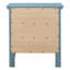 Table de chevet contemporaine contemporaine avec trois tiroirs spacieux pour un grand rangement, aucun assemblage requis-897373074