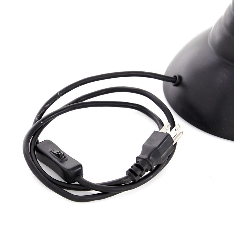 Lampe de bureau noire 24,2 po Simentale