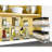 Pull Out Spice Rack Organizer For Inside Kitchen Cabinets,Slide Out Drawer,Chrome Sliding Spice Cabinet,2 Tier,(Chrome)