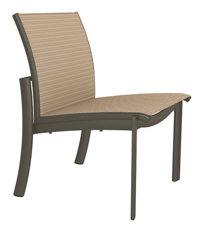 Kor Outdoor Dining Side Chair, Mocha, Rincon