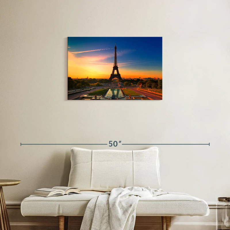 Kavia Eiffel Tower At Sunrise, 20" H x 30" W