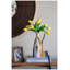 Vase abstrait en céramique multicolore, 5,7 x 4,9 x 12,4 pouces