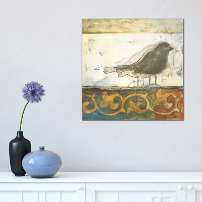 « Birds on damask II » par Patricia Pinto-impression