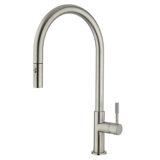 Neptune Pull Down Knurled Handle Slim Kitchen Faucet