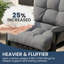  Ensemble de chaises d'extérieur en PEHD Adirondack avec coussins amovibles et porte-gobelet-565987902-565987903