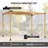 DIY Pergola Kit, Pergola Brackets with 3-Way Corner Brackets and Post Base for 4" x 4" (Actual 3.6" x 3.6") Lumber, 8 PCS Includes Screws