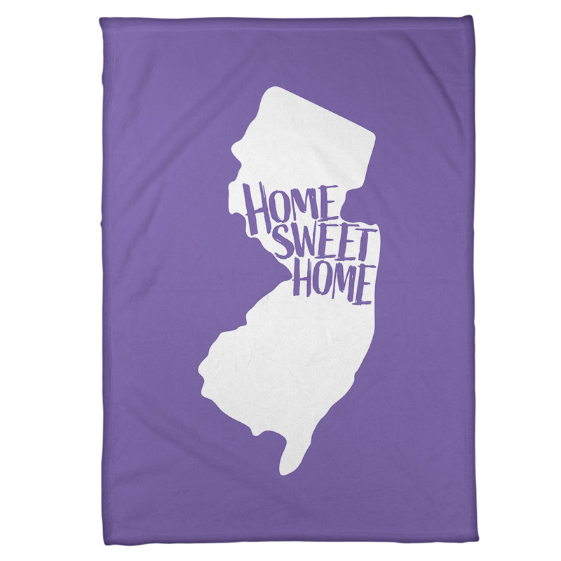 Jeté polaire new jersey the home, l 62,5 po x L 82,5 po, Mauve
