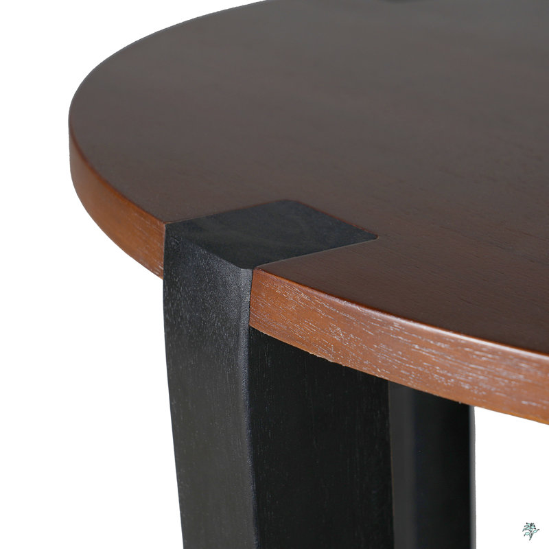 Table d'appoint en bois d'acacia massif