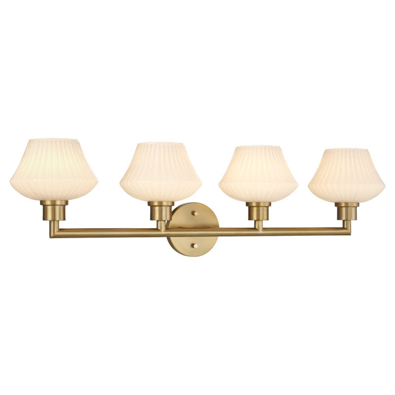 Monsita 4 - Light Vanity Light, Antique Brass