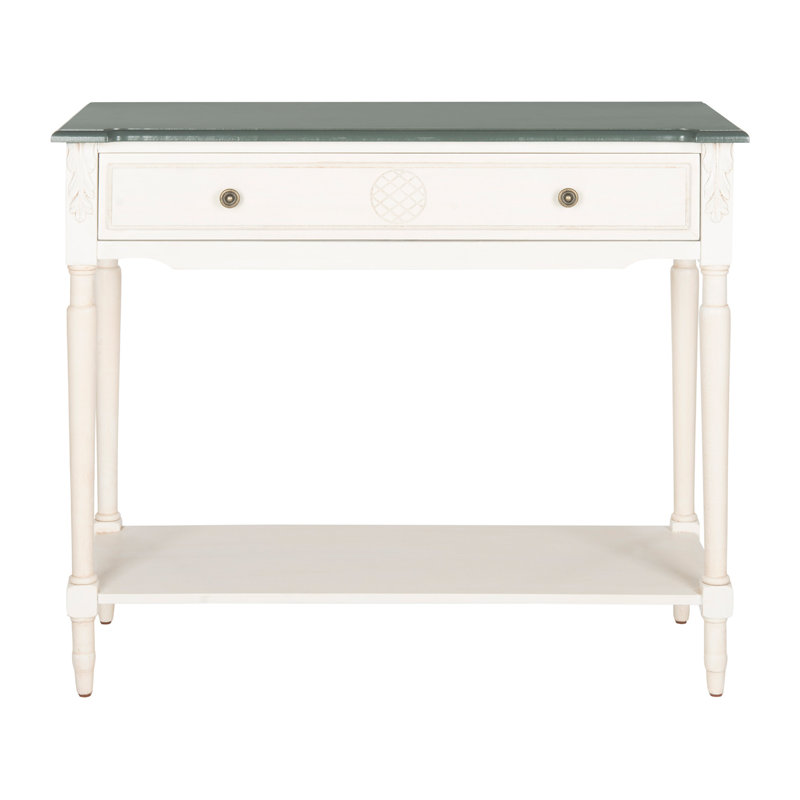 39'' Solid Wood Top Console Table