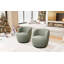 Fauteuil demi-tonneau pivotant Nen Boucle-2062154093