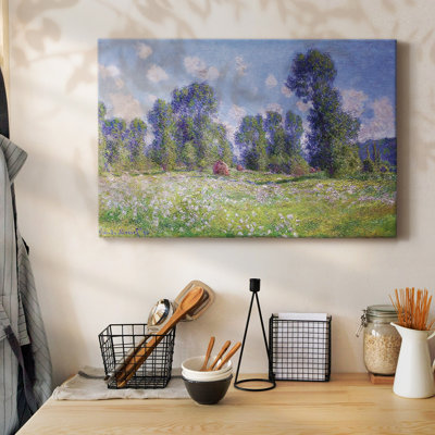 Meadow in Giverny, Spring Effect, 1890, toile tendue avec châssis