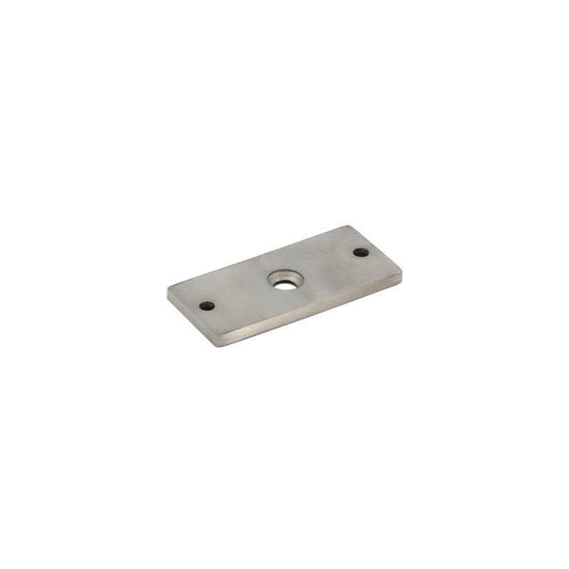 FHC PF1PS 180 Degree Post Saddle For Flat Top Rail - Polished Stainless, Brushed Stainless