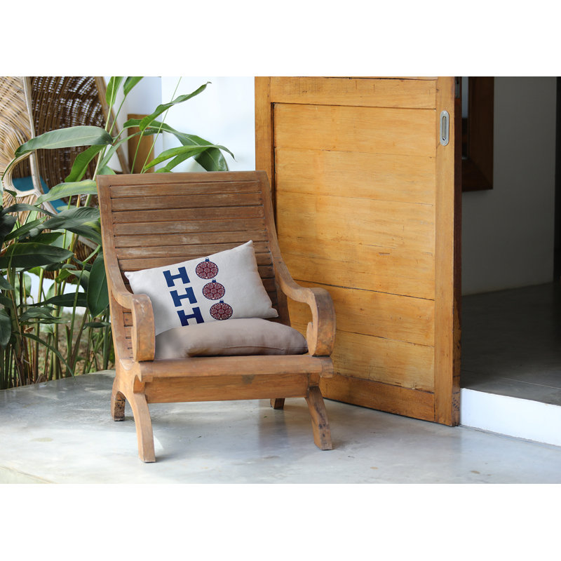 Coussin intérieur / extérieur Ho Ho Ho, Île Seymour Nord, Galapagos, H 14 po x l 20 po