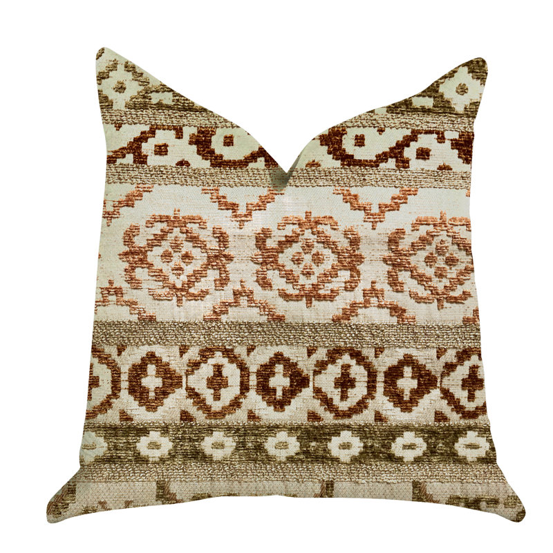 Oreiller luxueux Arabesque Shades, 12 po x 25 po x 3 po, Coussin lombaire
