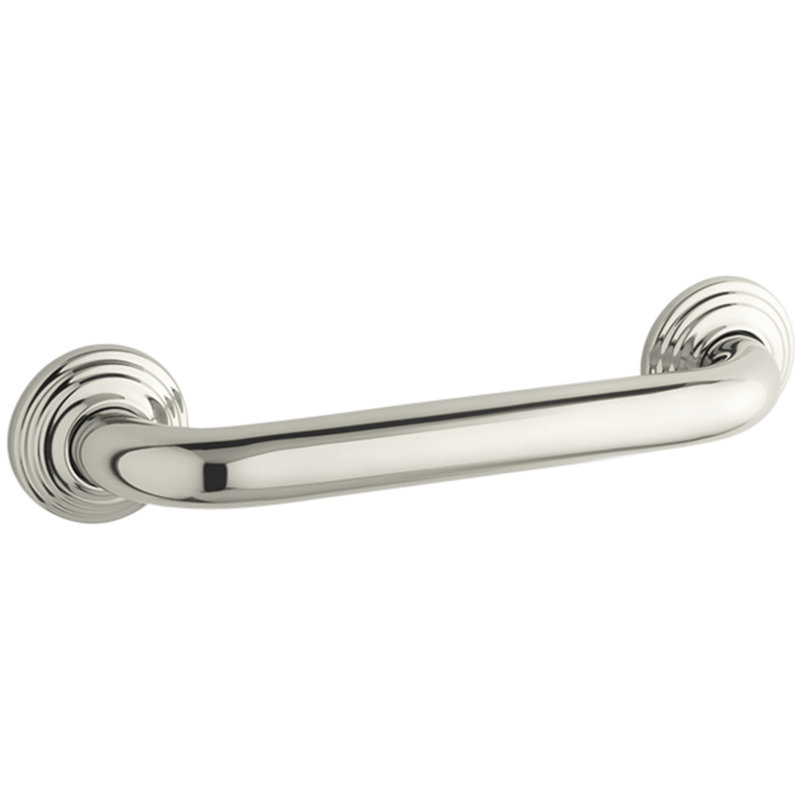 Traditional Grab Bar, Vibrant Polished Nickel, 12"W