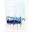 «Boat Club I» par Emma Scarvey - peinture encadrée-7429495-114839841