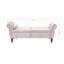 Banc repose-pieds rectangulaire avec rangement en velours 63,38 po-288977856