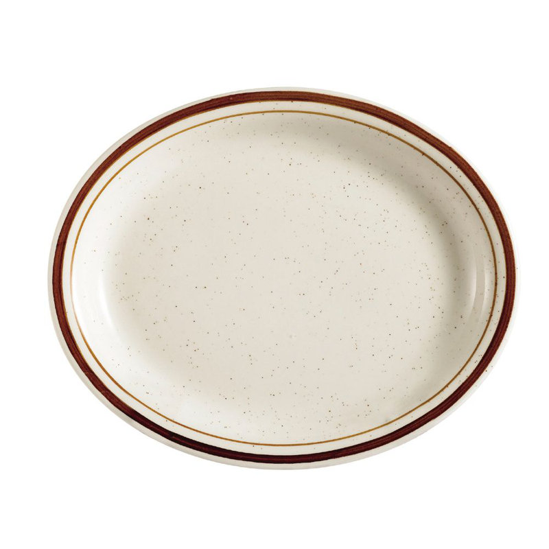 Plateau ovale CAC China # 6 9 1/2 po
