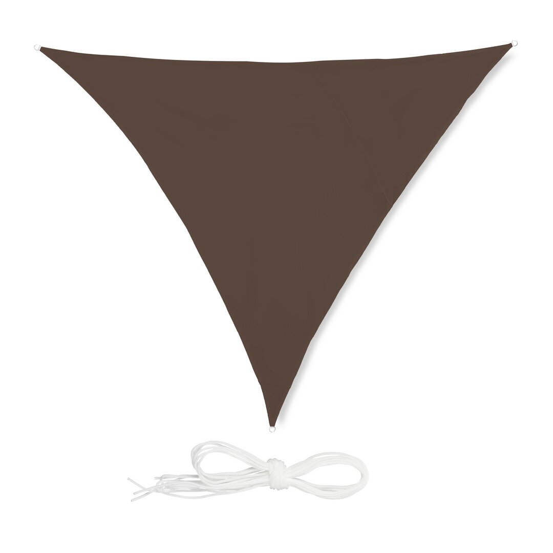 Eastin 3m x 3m Triangle Shade Sail brown