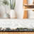 Gladies Geometric Handmade Tufted Ivory/Blue Area Rug-59776139