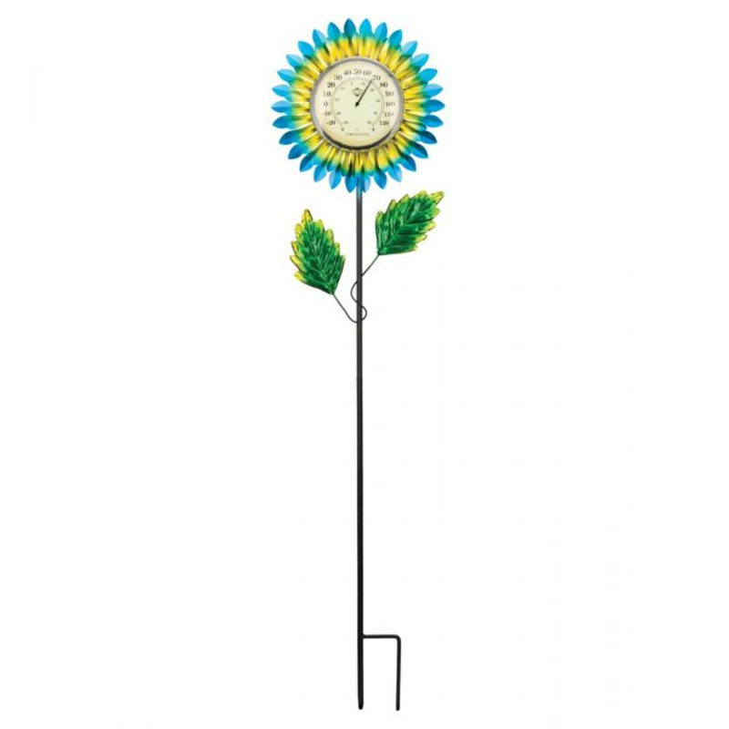 Thermomètre à piquet solaire, Bleu