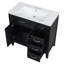 Meuble-lavabo 36 po avec lavabo, armoire de salle de bain avec tiroirs, structure solide et panneau de fibres à densité moyenne-73311546