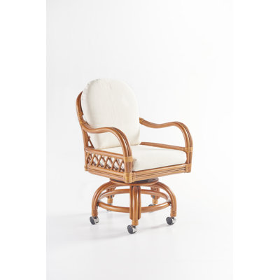 Fauteuil en osier / rotin Sanders