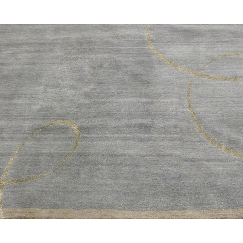 Waltz Abstract Area Rug in Blue/Neutral