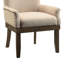 Fauteuil avec garniture cloutée