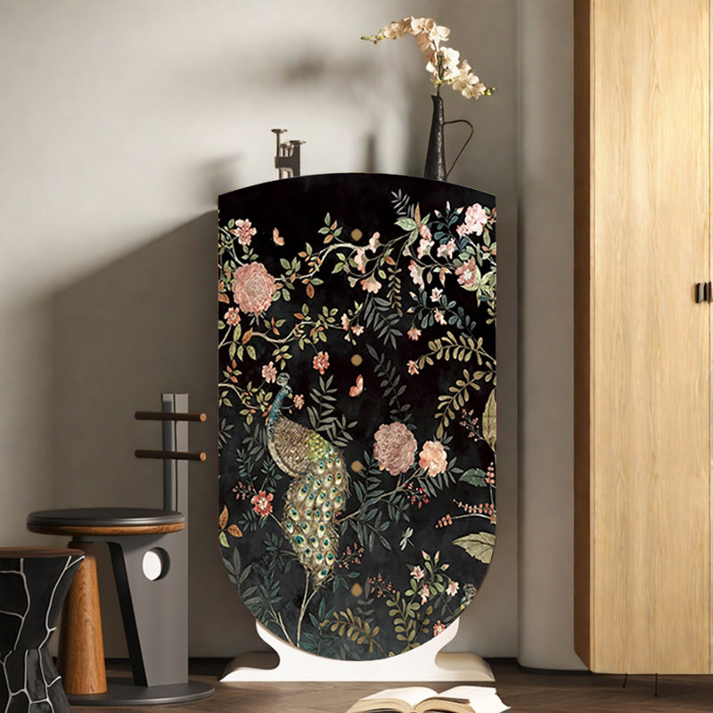Commode décorative 4 tiroirs, Blanc