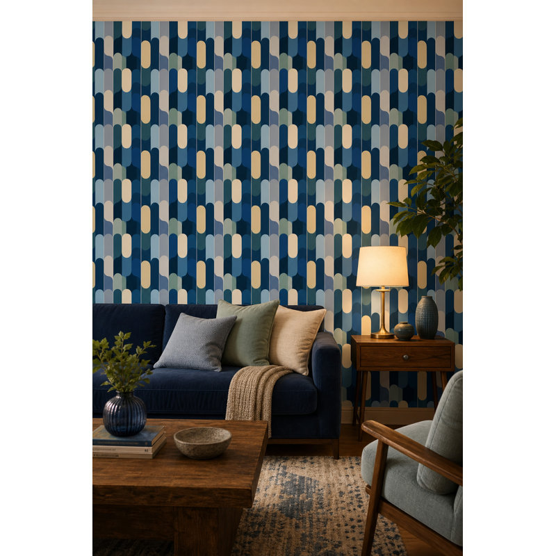 Décoration murale amovible Mid-Century, Peel and Stick
