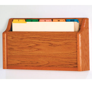 Wood Wall File Pockets