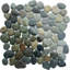 Mosaïque de galets à nivellement naturel 12 po x 12 po