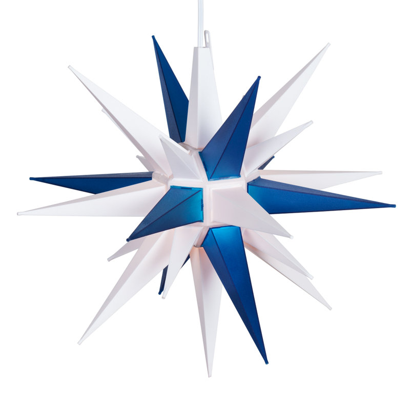 DEL Moravian Star, Blanc / Bleu