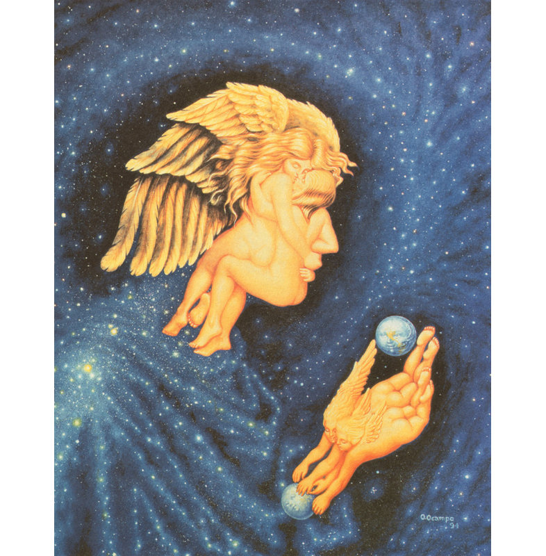 Celestial Bodies, 46" H x 36" W