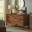 Stickley Saranac Dresser, Chest, Solid Rustic Walnut, Sustainable Construction, 6 Drawers, Finger Pulls, 64in W x 20in D x 32in H, Made in USA