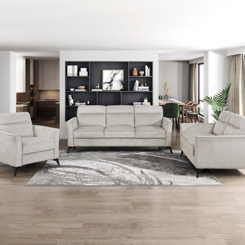 Canapé 3 pièces Modern Living, Tanné