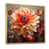 Toile avec cadre flottant or
