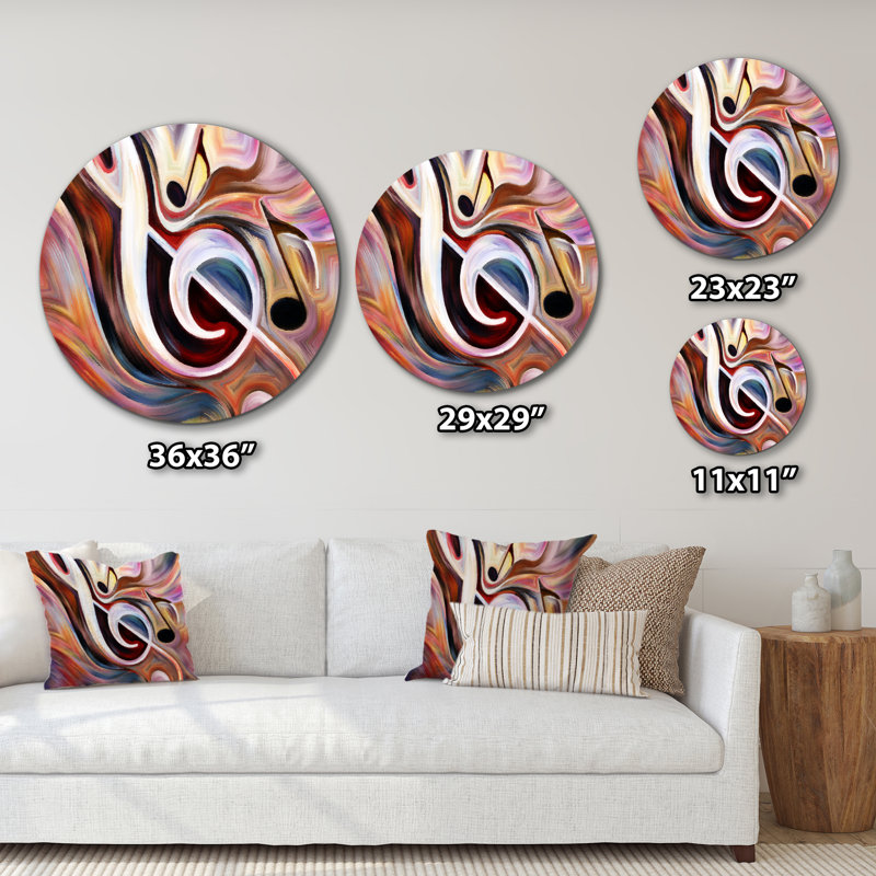 «Treble Clef», signe musical - art graphique non encadré