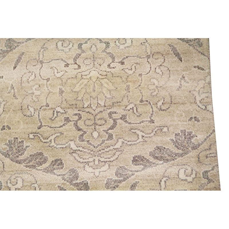 Luxa Hand Knotted Beige Area Rug