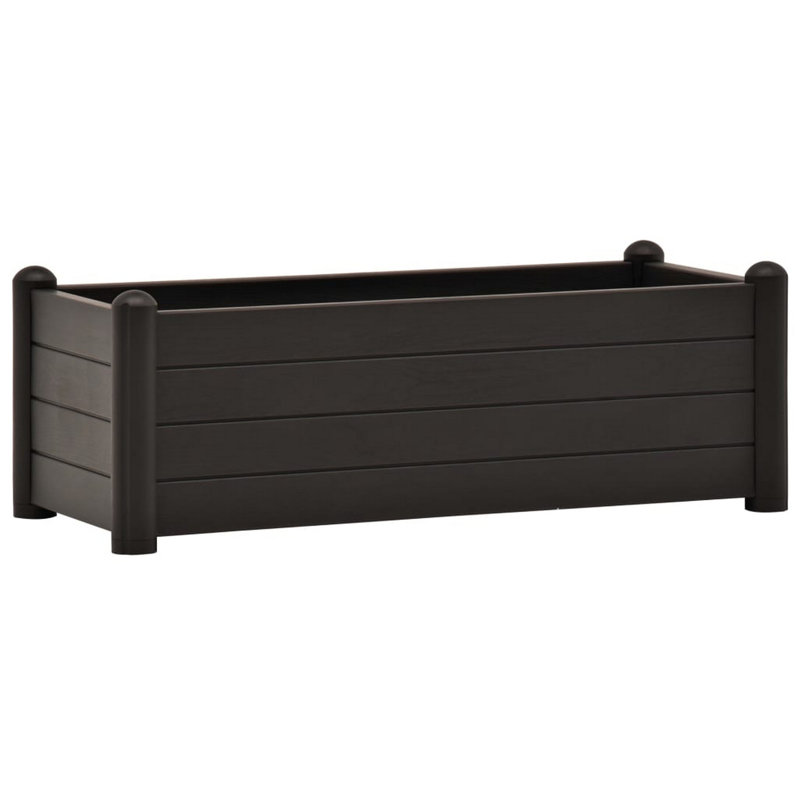 Pot à fleurs surélevé pour jardin, Anthracite