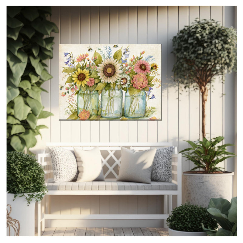 Art sur toile Buzzing Bouquets