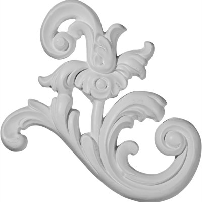 Terrones 7.125'' H x 8.875'' W D Urethane Onlay Scroll