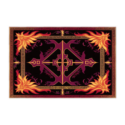 Ornamented Bloom Indoor And Outdoor Area Rug