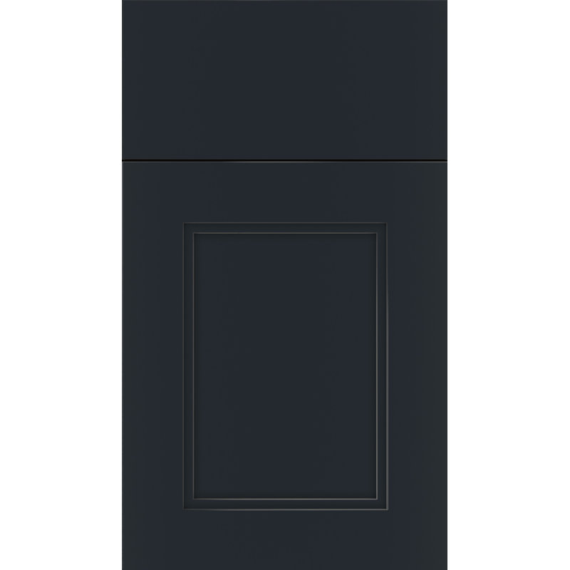 Dwelling Full Access Brookstone Door Sample, Gunmetal Blue, Maple