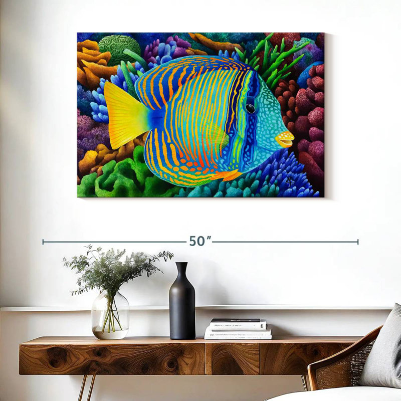 Sailfin Tang, 26" H x 39" W