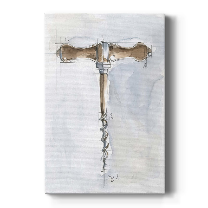 Tire-bouchon Variété III - galerie sur mesure Cavas, H 27 po x l 18 po